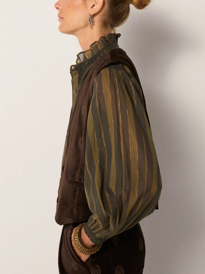 Kafka Vest - Velluto Macchiato