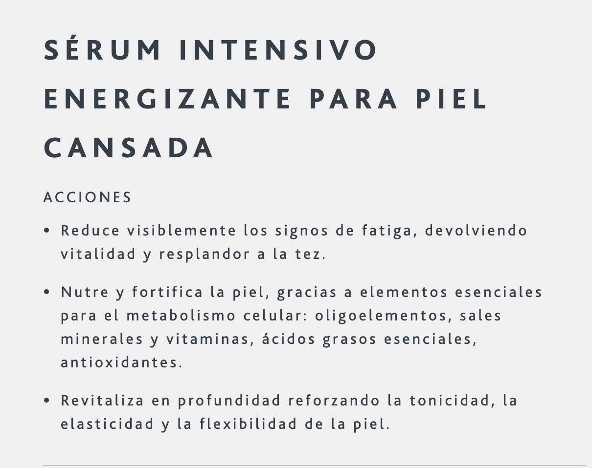 Sérum Intensive Spiruline