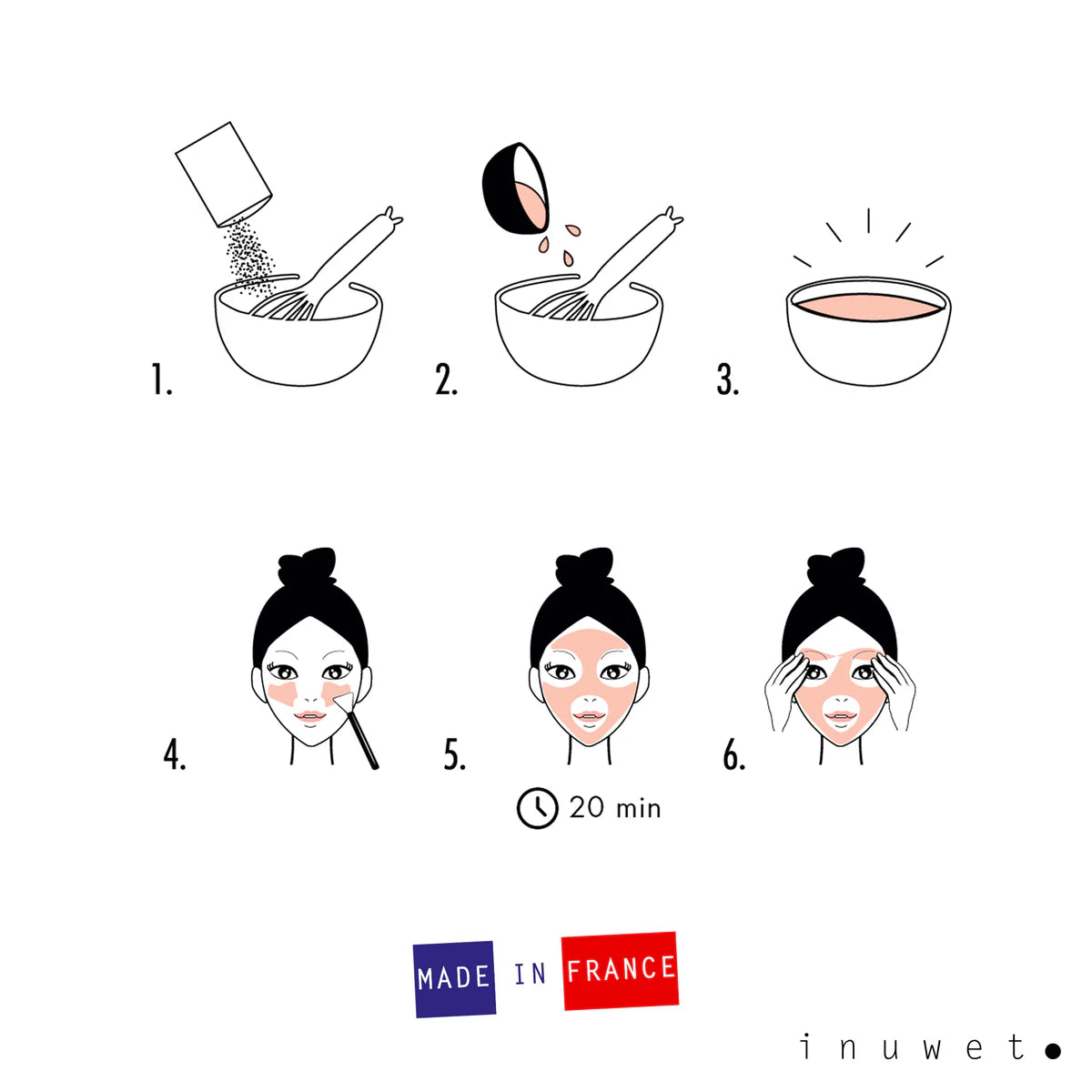 Caja de Mascarilla en Polvo Peel-Off Dic
