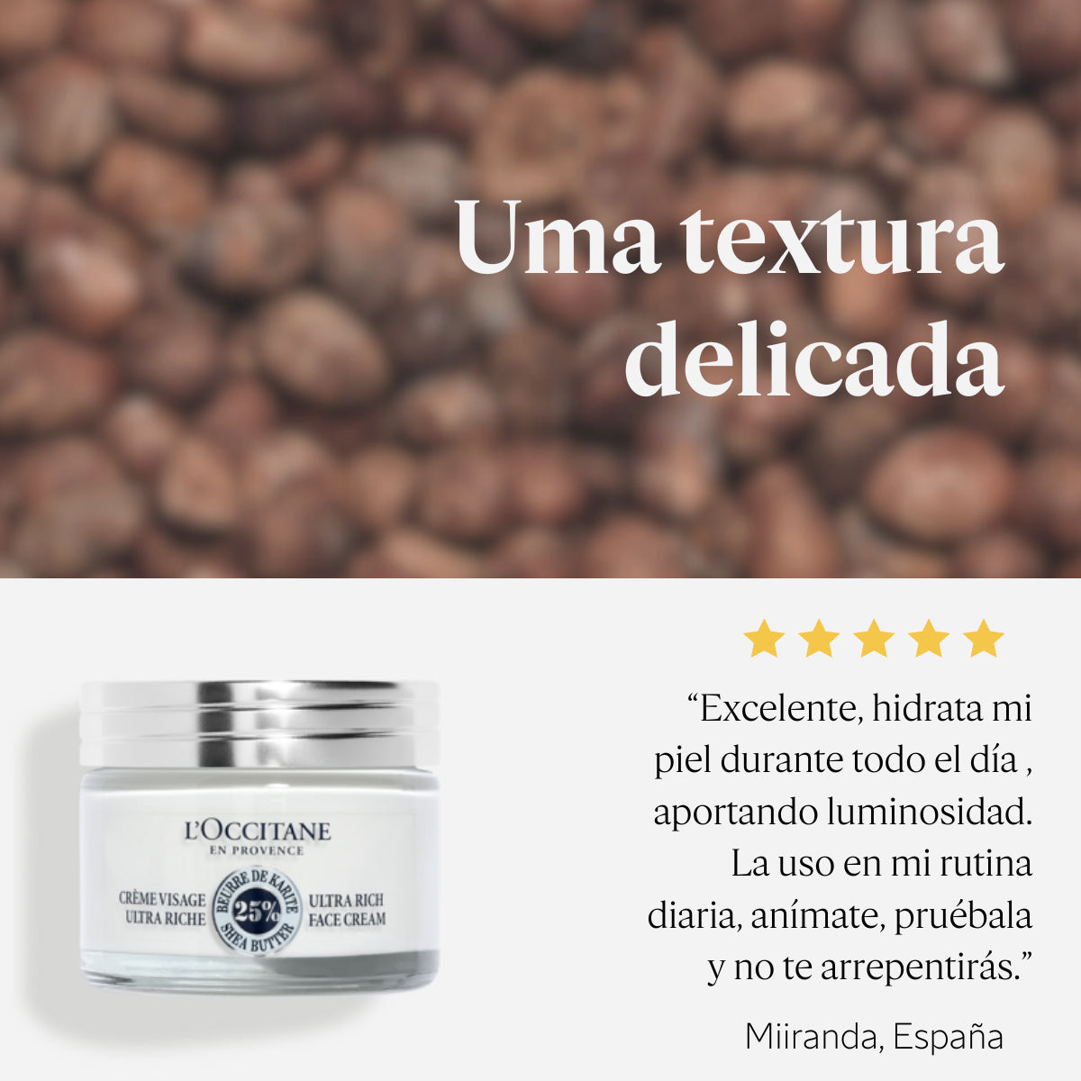 Crema Rostro Confort Ultra Rica Karité.