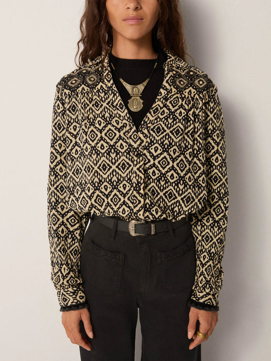 Amrit Blouse - Vanilla Ice