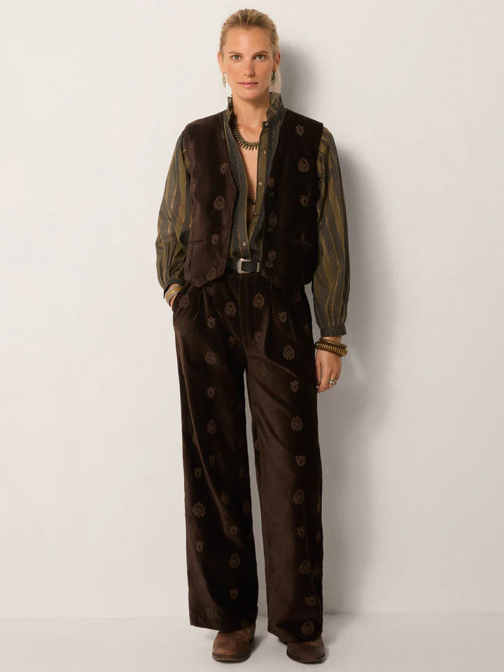 Paco Pant - Velluto Macchiato