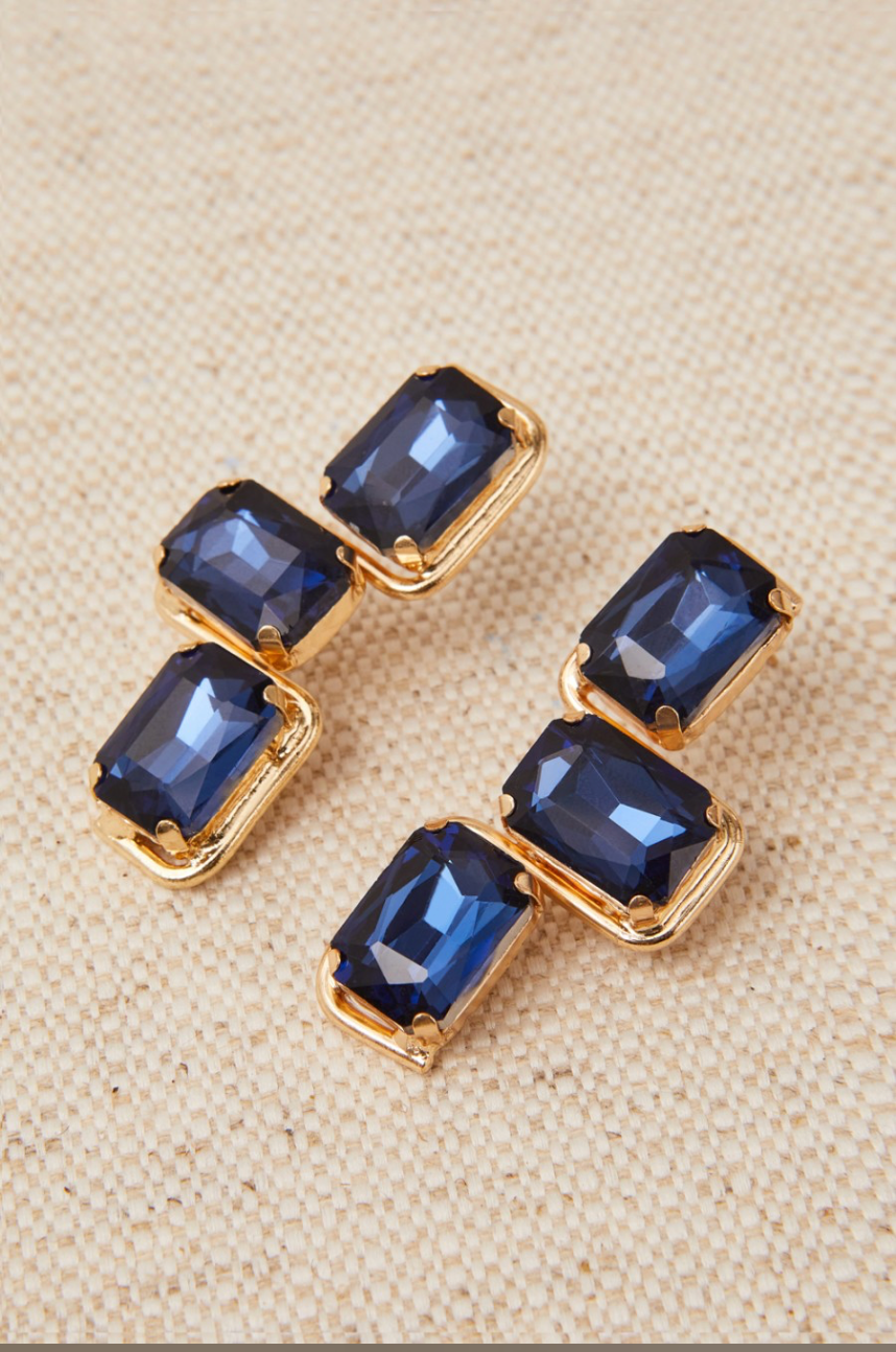 Pendientes semi cruz, 2 colores.