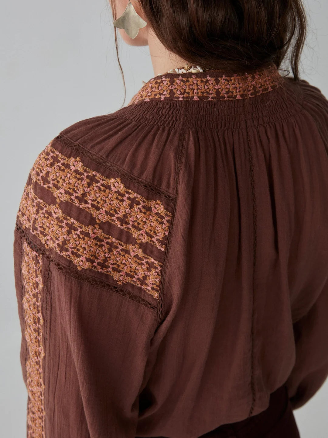 Audrey Blouse - Yorkshire Cocoa