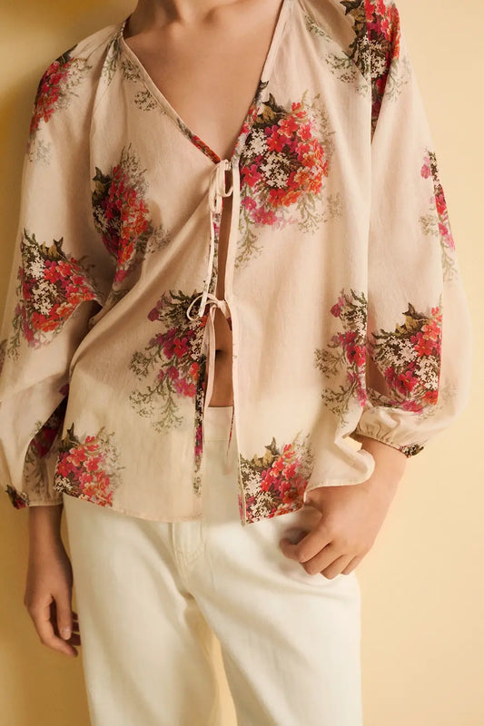 Blusa Algodón Bouquet