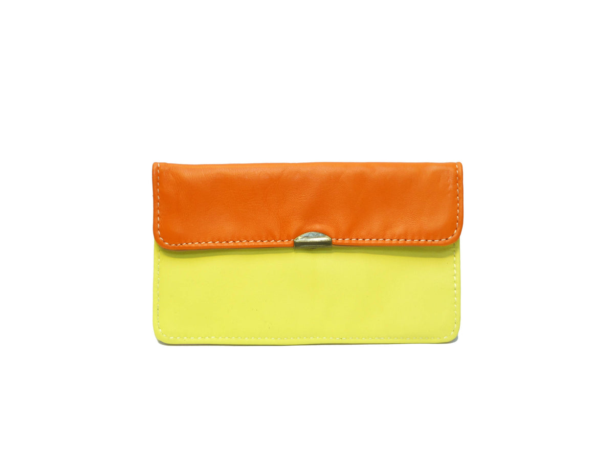 Cartera de cuero con múltiples bolsillos Pm4017: Rose/rouge