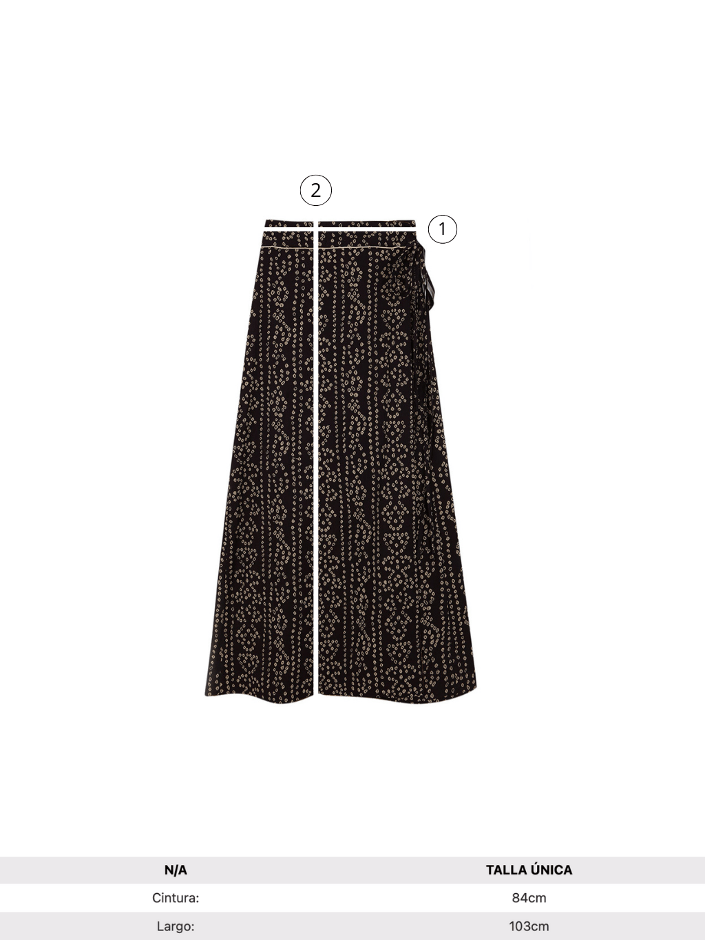 Falda Reversible Bhandej