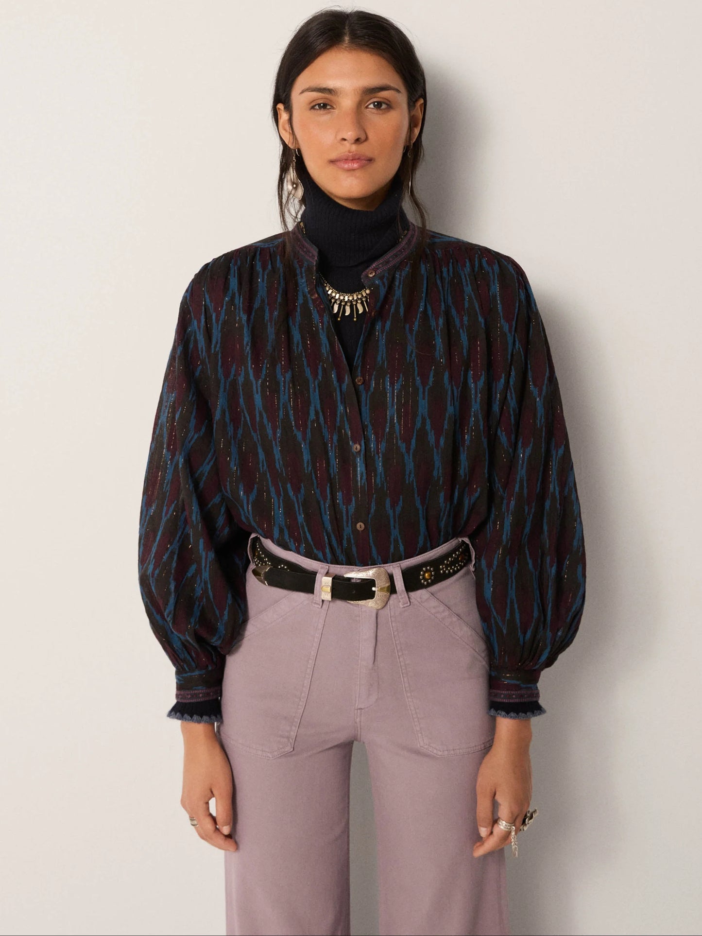 Giorgia Blouse - Firework Ocean